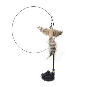                                                                                                          Home Landing Pets products Simulation Bird interactive Cat Toy Funny Feather Bird with Bell Cat Stick Toy for Kitten Playing Teaser Wand Toy Cat Supplies