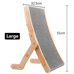                                                                                                          Home Landing Pets products Wooden Cat Scratcher Scraper Detachable Lounge Bed 3 In 1 Scratching Post For Cats Training Grinding Claw Toys Cat Scratch Board