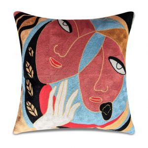                                                                                                          Home Landing Bedding, Sheets & Pillows Topfinel Embroidery Cushions Covers Picasso Pillowcase Decorative Throw Pillows Covers For Sofa Car Bed Pillowcase 45x45cm