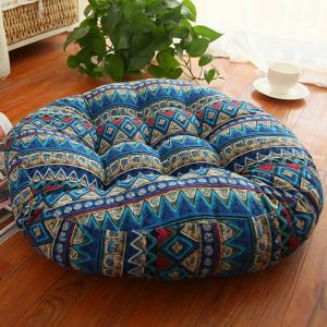                                                                                                          Home Landing Bedding, Sheets & Pillows Japan Futon Cushions Cotton Linen Sofa Throw Pillow 52cm Thicker Round Tatami Floor Mat Meditation Balcony Window Chair Cushion