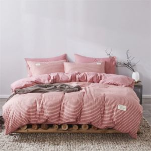                                                                                                          Home Landing Bedding, Sheets & Pillows 100% Cotton Green Plaid Duvet Cover 220x240 Fitted Sheet 4pcs Bedding Set Soft Quilt Cover Bedsheet Bedclothes Queen King Size