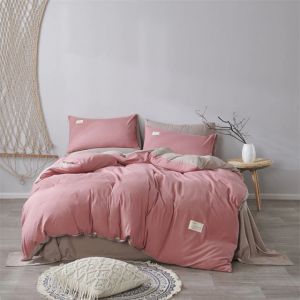                                                                                                          Home Landing Bedding, Sheets & Pillows 100% Cotton Green Plaid Duvet Cover 220x240 Fitted Sheet 4pcs Bedding Set Soft Quilt Cover Bedsheet Bedclothes Queen King Size