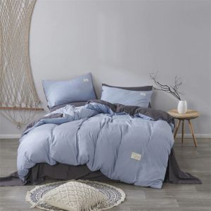                                                                                                          Home Landing Bedding, Sheets & Pillows 100% Cotton Green Plaid Duvet Cover 220x240 Fitted Sheet 4pcs Bedding Set Soft Quilt Cover Bedsheet Bedclothes Queen King Size