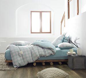                                                                                                          Home Landing Bedding, Sheets & Pillows 100% Cotton Green Plaid Duvet Cover 220x240 Fitted Sheet 4pcs Bedding Set Soft Quilt Cover Bedsheet Bedclothes Queen King Size