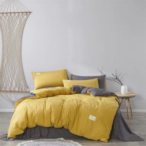                                                                                                          Home Landing Bedding, Sheets & Pillows 100% Cotton Green Plaid Duvet Cover 220x240 Fitted Sheet 4pcs Bedding Set Soft Quilt Cover Bedsheet Bedclothes Queen King Size