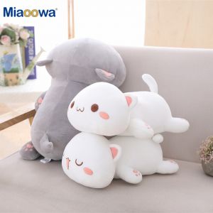                                                                                                          Home Landing Bedding, Sheets & Pillows 1pc 35/50/65cm Kawaii Lying Cat Plush Toys Stuffed Cute Cat Doll Lovely Animal Pillow Soft Cartoon Cushion Kid Christmas Gift