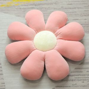                                                                                                         Home Landing Bedding, Sheets & Pillows Stuffed Six Petal Flower Cushion Girly Room Decor Sunflower Pillow Bay Window Pink Flower Setting for Kids Bedroom Seat Pillow