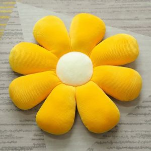                                                                                                          Home Landing Bedding, Sheets & Pillows Stuffed Six Petal Flower Cushion Girly Room Decor Sunflower Pillow Bay Window Pink Flower Setting for Kids Bedroom Seat Pillow