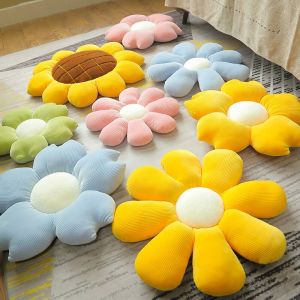                                                                                                          Home Landing Bedding, Sheets & Pillows Stuffed Six Petal Flower Cushion Girly Room Decor Sunflower Pillow Bay Window Pink Flower Setting for Kids Bedroom Seat Pillow