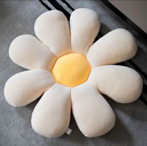                                                                                                          Home Landing Bedding, Sheets & Pillows Stuffed Six Petal Flower Cushion Girly Room Decor Sunflower Pillow Bay Window Pink Flower Setting for Kids Bedroom Seat Pillow