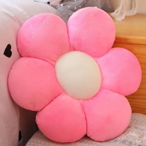                                                                                                          Home Landing Bedding, Sheets & Pillows Stuffed Six Petal Flower Cushion Girly Room Decor Sunflower Pillow Bay Window Pink Flower Setting for Kids Bedroom Seat Pillow