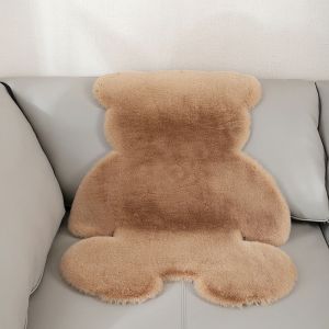                                                                                                          Home Landing Tablecloths & Rugs Bear rug super soft carpet Modern Living room bedroom Antiskid mat Fluffy Floor Carpets Decor Rugs white brown children doormat