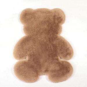                                                                                                          Home Landing Tablecloths & Rugs Bear rug super soft carpet Modern Living room bedroom Antiskid mat Fluffy Floor Carpets Decor Rugs white brown children doormat