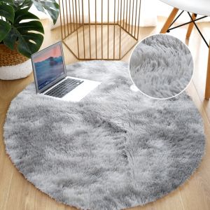                                                                                                          Home Landing Tablecloths & Rugs Bubble Kiss Round Fluffy Rugs Carpets For Living Room Plush Rug Bedroom Fur Long Pile Carpet Floor Mat Soft Shaggy Rugs Home Mat