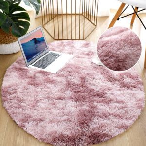                                                                                                          Home Landing Tablecloths & Rugs Bubble Kiss Round Fluffy Rugs Carpets For Living Room Plush Rug Bedroom Fur Long Pile Carpet Floor Mat Soft Shaggy Rugs Home Mat