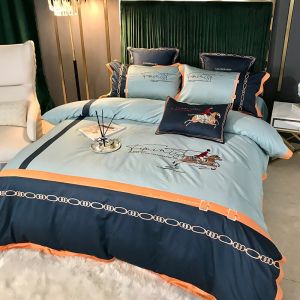                                                                                                          Home Landing Bedding, Sheets & Pillows Luxury 100% Egyptian Cotton Royal Bedding Set Europe Chic Embroidery Duvet Cover Bed Sheet Set Queen King Quilt Cover PillowCase
