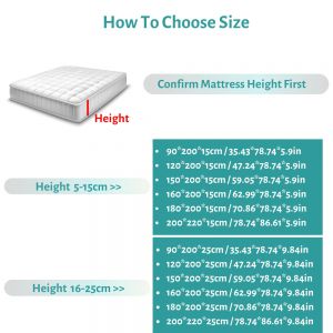                                                                                                          Home Landing Bedding, Sheets & Pillows ADOREHOUSE Washable Bed Cover Queen Size Breathable Solid Color Mattress Cover Embossed Quilted King Mattress Protector