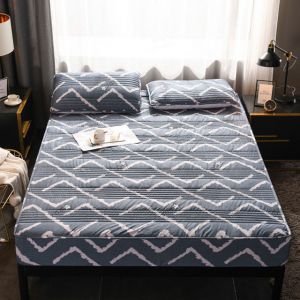                                                                                                          Home Landing Bedding, Sheets & Pillows Cotton Thicken Quilted Mattress Cover Anti-bacterial Mattress Protector Topper Pad Soft Fitted Sheet Not Including Pillowcase