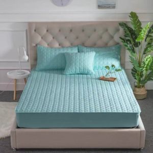                                                                                                          Home Landing Bedding, Sheets & Pillows Cotton Thicken Quilted Mattress Cover Anti-bacterial Mattress Protector Topper Pad Soft Fitted Sheet Not Including Pillowcase
