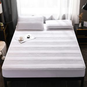                                                                                                          Home Landing Bedding, Sheets & Pillows Cotton Thicken Quilted Mattress Cover Anti-bacterial Mattress Protector Topper Pad Soft Fitted Sheet Not Including Pillowcase