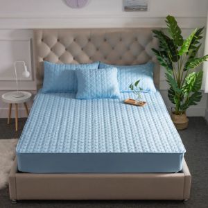                                                                                                          Home Landing Bedding, Sheets & Pillows Cotton Thicken Quilted Mattress Cover Anti-bacterial Mattress Protector Topper Pad Soft Fitted Sheet Not Including Pillowcase