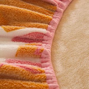                                                                                                          Home Landing Bedding, Sheets & Pillows Sheets Winter Warm Plush Fitted Sheet Cozy Soft Embossed Bed Sheet Queen Size Bed Sheet Cute Bed Sheets Bedspread Mattress Cover