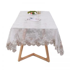                                                                                                          Home Landing Tablecloths & Rugs Transparent Soft Glass Table Cloth Soft PVC Drooping Tablecloth Transparent Embroidered Square Table Cloth Waterproof Table Mat
