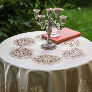                                                                                                          Home Landing Tablecloths & Rugs Luxury lace Europe pure tablecloth Tablecloth table cloth embroidery dinner mat Square rectangle Mat table cover FG1260