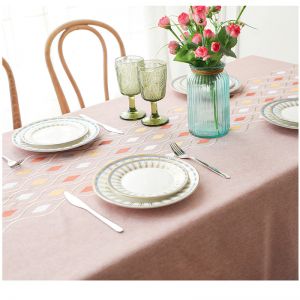                                                                                                          Home Landing Tablecloths & Rugs Fashion Stripe Designs Solid Decorative Linen Tablecloth With Tassels Rectangular Wedding Dining Table Cover Tea Table Cloth