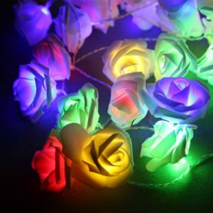                                                                                                          Home Landing Home lighting & LED 3m LED Rose String Lights for Valentine's Day Wedding Girl Heart Room Garden Decoration Night Light Christmas Fairy Lights Decor