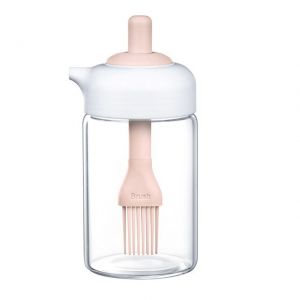                                                                                                          Home Landing Kitchen products Oil Dispenser Wide Opening Bottle with Silicone Brush Leakproof Condiment Container BBQ Oil Liquid Seasoning Bottle Kitchen Tool