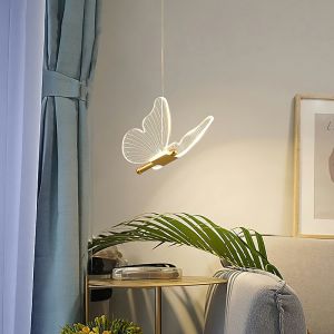                                                                                                          Home Landing Home lighting & LED Butterfly LED Wall Lamp Bedside Wall Light Indoor Lighting For Home Bedroom Living Room Decoration Background Light Fixture