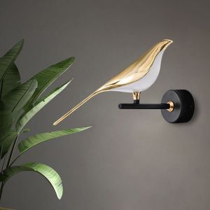                                                                                                          Home Landing Home lighting & LED Modern Simplicity LED wall lamp Magpie bird model Light sconce light indoor lighting home kitchen bedside bedroom living room