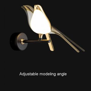                                                                                                          Home Landing Home lighting & LED Modern Simplicity LED wall lamp Magpie bird model Light sconce light indoor lighting home kitchen bedside bedroom living room