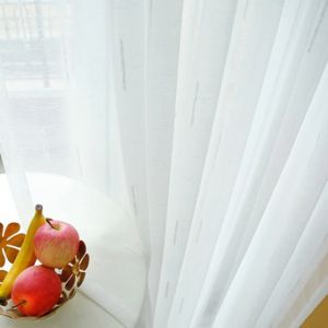                                                                                                          Home Landing Curtains Linen White Bedroom Gauze Striped Screens Green Tulle Curtains Bay Window Translucent Partition Curtains For Living Room M202#5