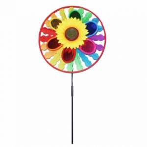                                                                                                          Home Landing Garden & Yard Creative Colorful Clouds Windmill Dancing Girl Spinner Cute Sunflower Windmill Home Garden Landscape Decoration Windmill Gift