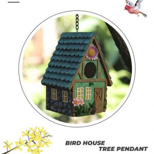                                                                                                          Home Landing Garden & Yard Birdhouses For Outside Resin Hanging Bird Cage, Used For Outdoor Garden Bird Cages, Bird Nests, N est Birds Accessoires